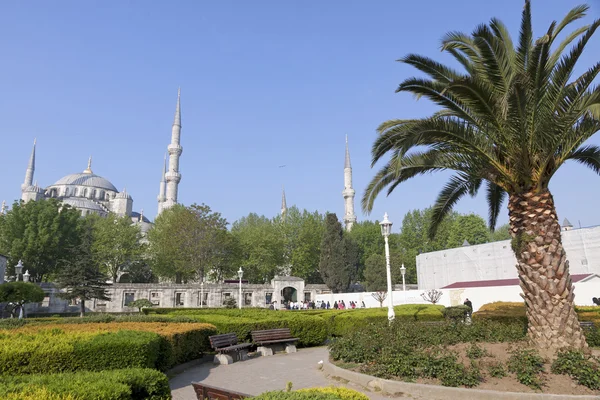 La Mezquita Azul (Sultanahmet Camii) en Estambul — Foto de Stock