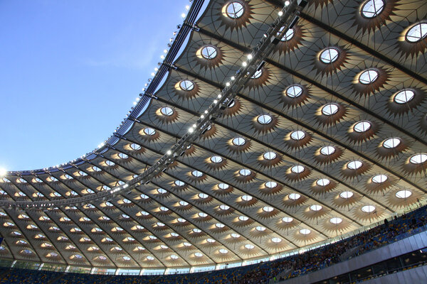Olympic stadium (NSC Olimpiysky) in Kyiv, Ukraine