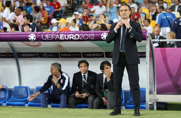 Italy national team head coach Cesare Prandelli — Stock Photo, Image