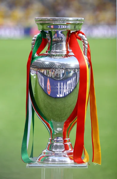 UEFA EURO 2012 Football Trophy (Cup) — Stock Photo, Image