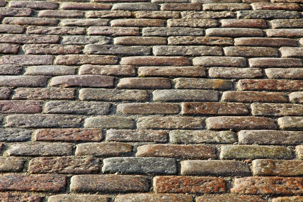 Фрагмент поверхности тротуара каменных блоков — стоковое фото