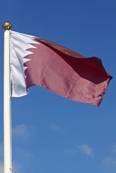 National flag of Qatar — Stock Photo, Image