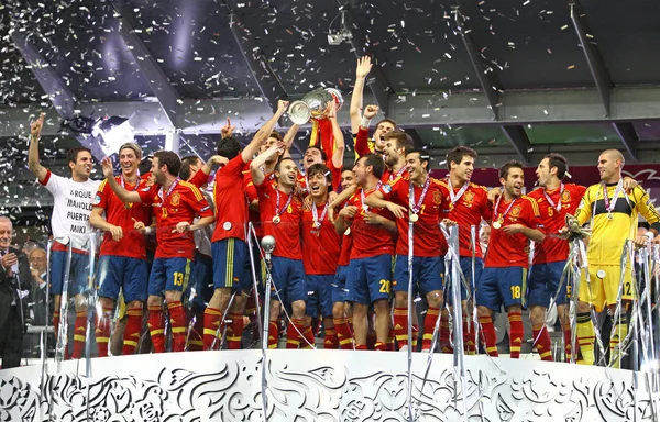 Espanha - vencedor da UEFA EURO 2012 — Fotografia de Stock