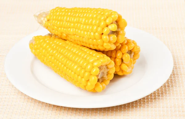 Főtt kukorica csutka — Stock Fotó