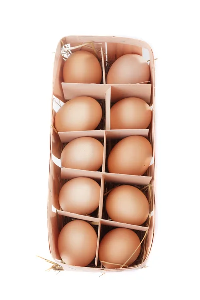Eieren in verpakking — Stockfoto