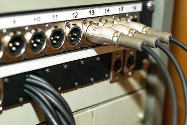 Cables de vídeo y sonido — Foto de Stock