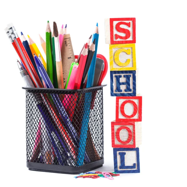Stationary for school — Stock Photo, Image
