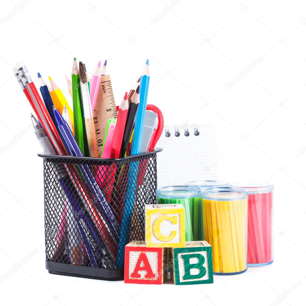 Stationary for school — Stock Photo © oksixx #12173273