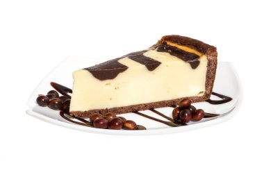 çikolata soslu Cheesecake