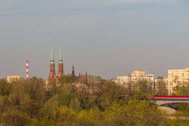 centrum van de stad van Warschau, Polen