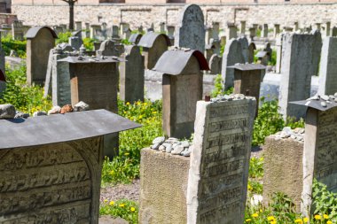 bir Yahudi Mezarlığı kurmak remuh mezarlıktır Krakow, Polonya,