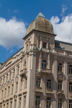 tipik binalar 19. yüzyıl budape buda castle bölgesinde