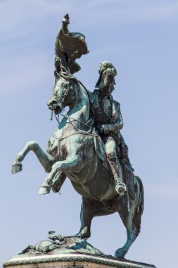 Hofburg Sarayı ve anıt. Vienna.Austria.