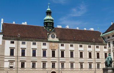 Hofburg Sarayı ve anıt. Vienna.Austria.