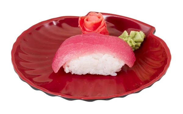 Nahaufnahme eines Thunfisch-Sushi — Stockfoto