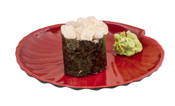 Sushi mit Garnelen — Stockfoto