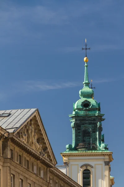 Heilig-Kreuz-Kirche (kosciol swietego krzyza), Warschau, Polen — Stockfoto