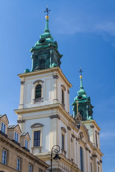 Heilig-Kreuz-Kirche (kosciol swietego krzyza), Warschau, Polen — Stockfoto