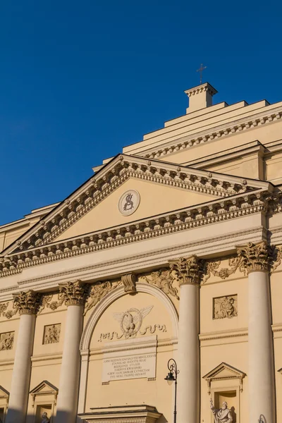 stock image Warsaw, Poland. Saint Anne neoclassical church in Old Town quart