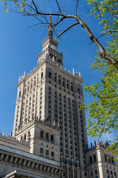 Palácio da Cultura e Ciência, Varsóvia, Polónia — Fotografia de Stock