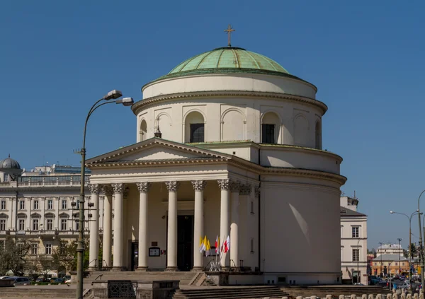 Церква святого Олександра у Варшаві — стокове фото