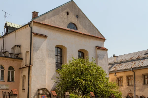 Sinagoga antiga Izaaka no distrito de Kazimierz de Cracóvia, Polônia — Fotografia de Stock