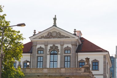 Museum of Frederick Chopin. Baroque palace in Warsaw.. Famous Du clipart