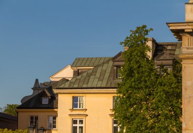 centrum van de stad van Warschau, Polen