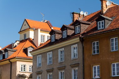 centrum van de stad van Warschau, Polen