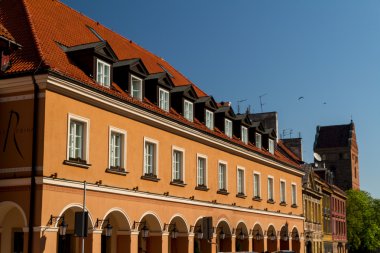 centrum van de stad van Warschau, Polen