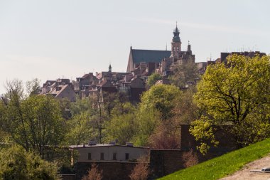 centrum van de stad van Warschau, Polen