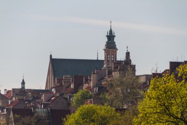 centrum van de stad van Warschau, Polen