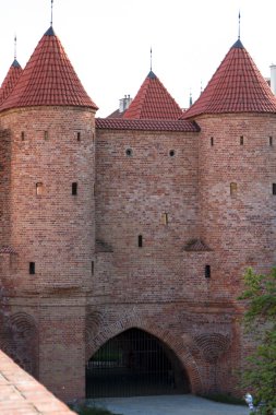 Polonya görülecek. Rönesans barbican Varşova tarihi kent