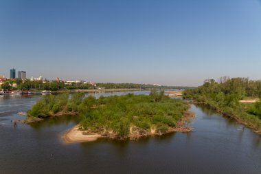 nehir wisla, Varşova, Polonya