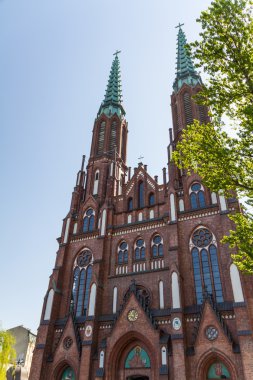 Saint Florian's Cathedral in Warsaw, Poland clipart