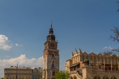 krakow ana Meydanı Belediye kule