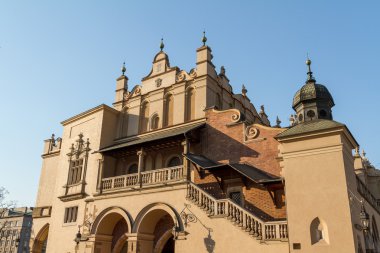 garip bakış açısı, Polonya Krakow bina sukiennice