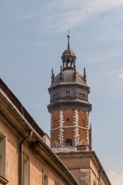 Krakow - kaz eski Yahudi bölgesinde benzersiz bir mimari