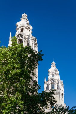 tipik binalar 19. yüzyıl budape buda castle bölgesinde