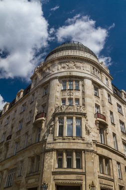 tipik binalar 19. yüzyıl budape buda castle bölgesinde