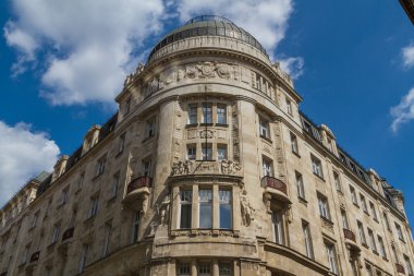 tipik binalar 19. yüzyıl budape buda castle bölgesinde