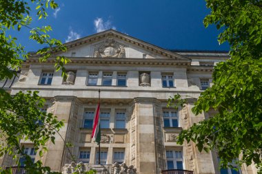 tipik binalar 19. yüzyıl budape buda castle bölgesinde