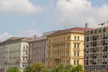 tipik binalar 19. yüzyıl budape buda castle bölgesinde