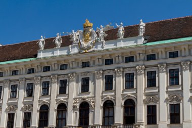 Hofburg Sarayı ve anıt. Vienna.Austria.