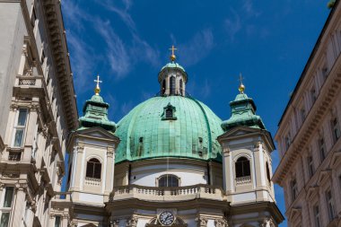 Vienna, Avusturya - ünlü peterskirche (Aziz peter Kilisesi)