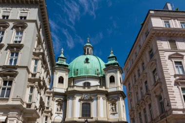 Vienna, Avusturya - ünlü peterskirche (Aziz peter Kilisesi)