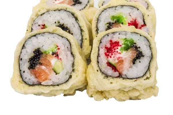 Japon mutfağı-Tempura Maki Sushi (Deep Fried sa ve yapılan rulo — Stok fotoğraf