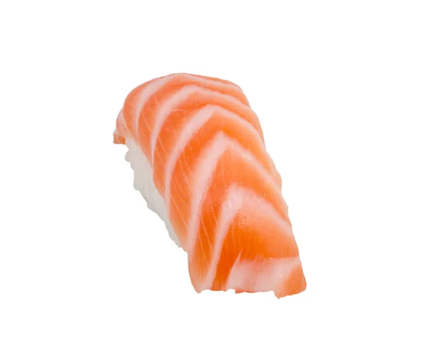 Studio schieten van Japanse sushi vaki met zalm op witte backgro — Stockfoto