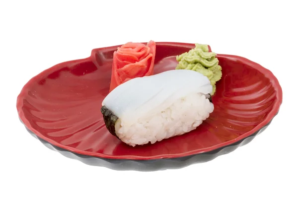 Ιαπωνική καλαμάρια σούσι — Φωτογραφία Αρχείου