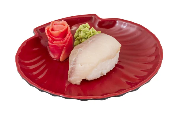 Close-up van een jonge geel-staart sushi — Stockfoto